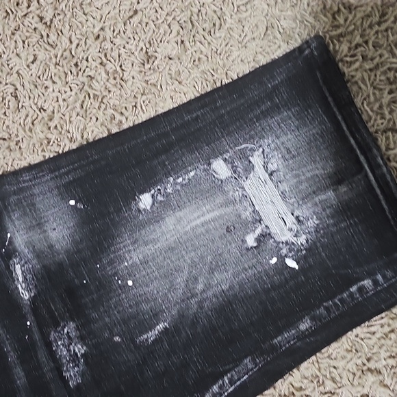 NWT 7TH HVN Jean Shorts Distressed Ripped Stretch Black Denim 32 Jorts Stretch - Picture 9 of 9